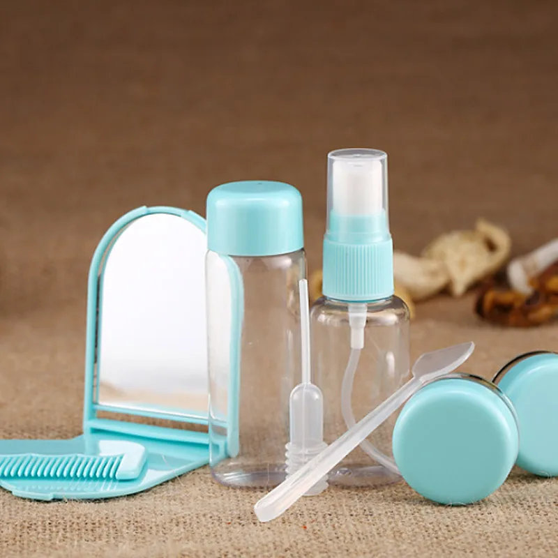 8 шт./компл. косметический мини контейнер для путешествий прозрачный пластиковый