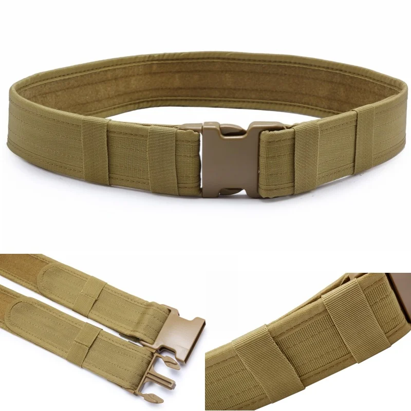 

Abay 2 Inch Nylon Tactical Belt Duty Military Airsoft Waist Support Outdoor Sport Shooting Hunting Accessories Combat Belt
