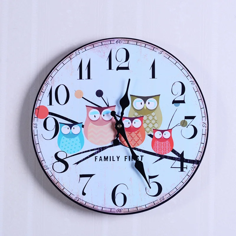 

Пасторальное украшение для дома, деревянные настенные часы, декоративный современный дизайн, индивидуальные настенные часы «сделай сам» д...