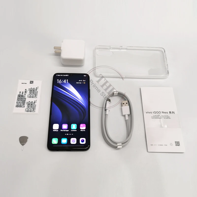 Vivo iqoo Neo Android 9 0 6 38 &quotAMOLED Полный экран 1080*2340 Восьмиядерный 6g 128g 4500mAh лицо + сканер
