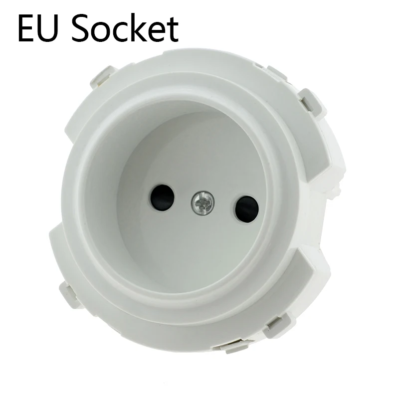 EU Socket L1 Настройка RU/EU/DE розетка белая/Золотая/черная настенная электрическая розетка 220 модульная DIY комбинированная вилка Европейская - Тип: EU Socket