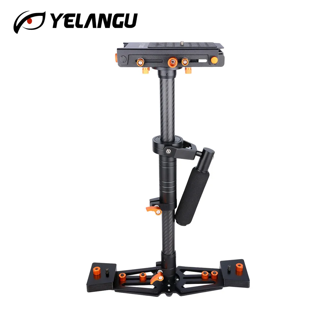 Высокое качество углеродного волокна 80 см Ручной Стабилизатор DSLR Professional Steadicam