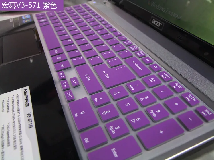 15 6-дюймовый ноутбук клавиатура защитная пленка для Acer Aspire E1 522 570 532 5830 5755 V3 E5 511 571G