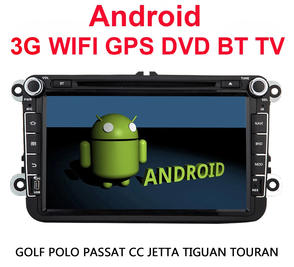 

8" in-dash Android Car DVD Player with TV/BT GPS 3G WIFI Canbus,Audio Radio Stereo,Car PC/multimedia headunit for VW universal