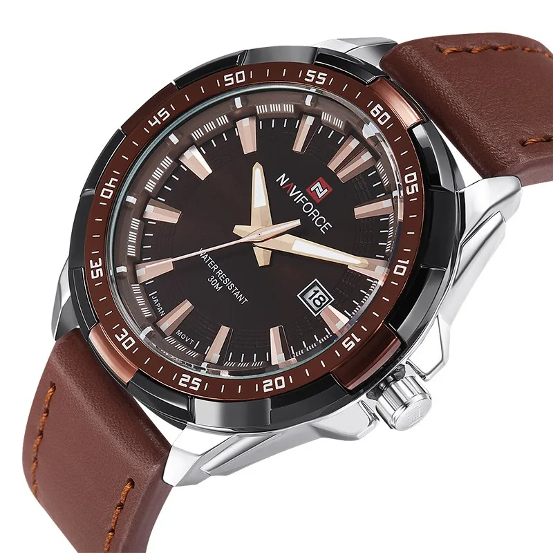 NAVIFORCE Mens Watches Luxury Brand Waterproof Fashion Watch Men Military Quartz Wristwatch Relogio Masculino Reloj Hombre