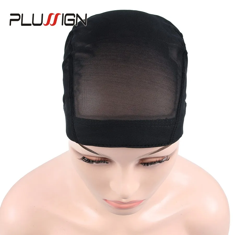 Plussign Weavon шляпа парик делая головка набора окружность 52-56 см s m l три размера купольный парик на сетке кепки s для изготовления париков 100 шт/партия