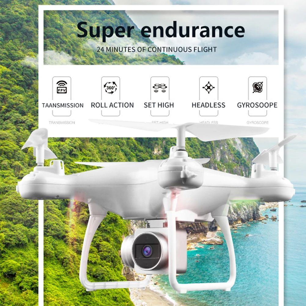 HJMAX супер выносливость пульт дистанционного управления FPV RC Квадрокоптер Дрон HD