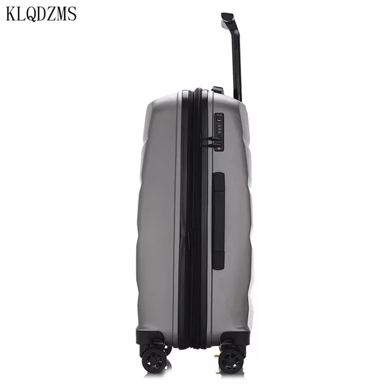 KLQDZMS 20/24/28Inch New Luxury Brand Luggage Business Rolling Spinner PC Trolley Case Password Travel Suitcase On Wheel | Багаж и сумки