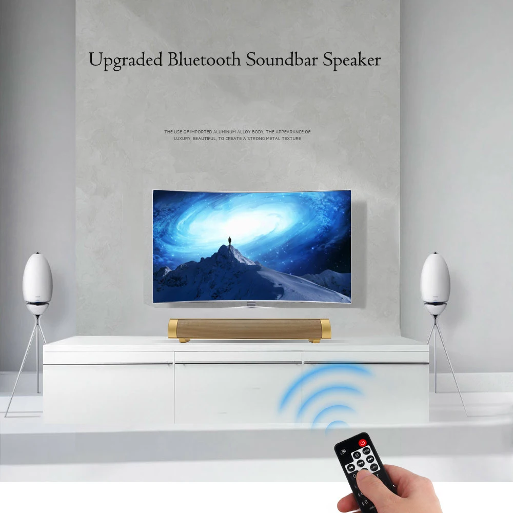 Supology обновлен Саундбар ТВ Bluetooth Динамик 10 Вт Дистанционное управление