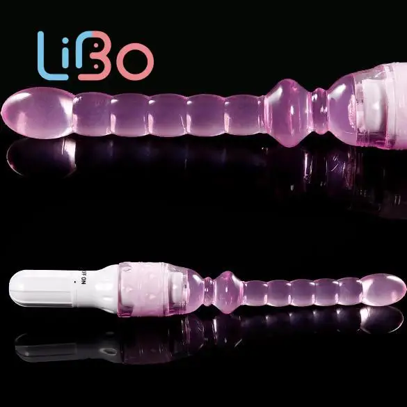 Li bo вибратор удаленный анальный гелевый бисер жезл для мастурбации посуда