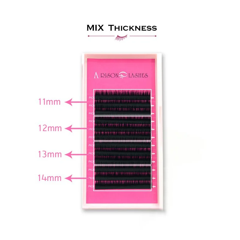 Arison высокое качество индивидуальное наращивание ресниц натуральных норковых
