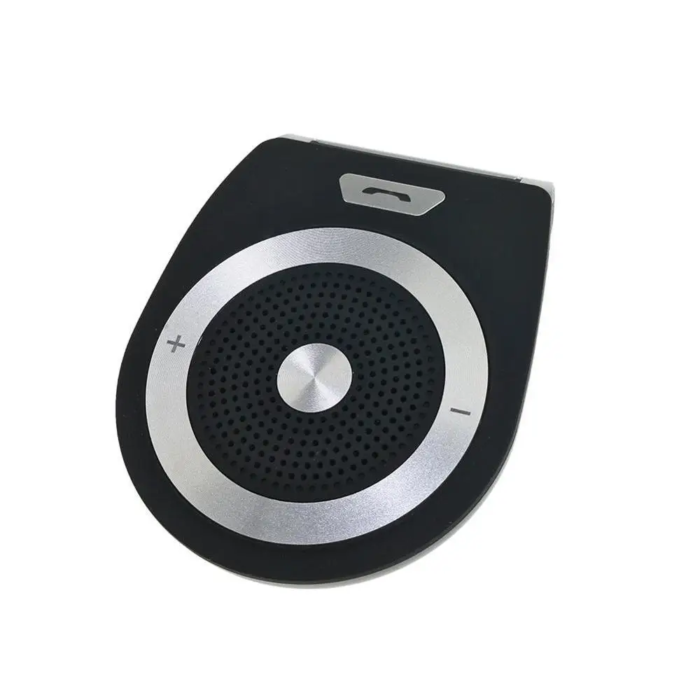 black Автомобильный Bluetooth комплект T821 Handsfree телефон Поддержка динамик беспроводной автомобильный комплект мини козырек Hands Free Звонки - Название цвета: black