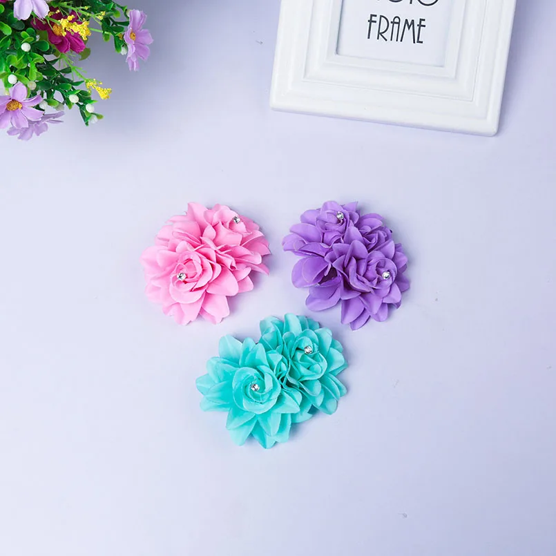 1 шт. заколка для волос с цветами девочек|Аксессуары костюмов девочек| |