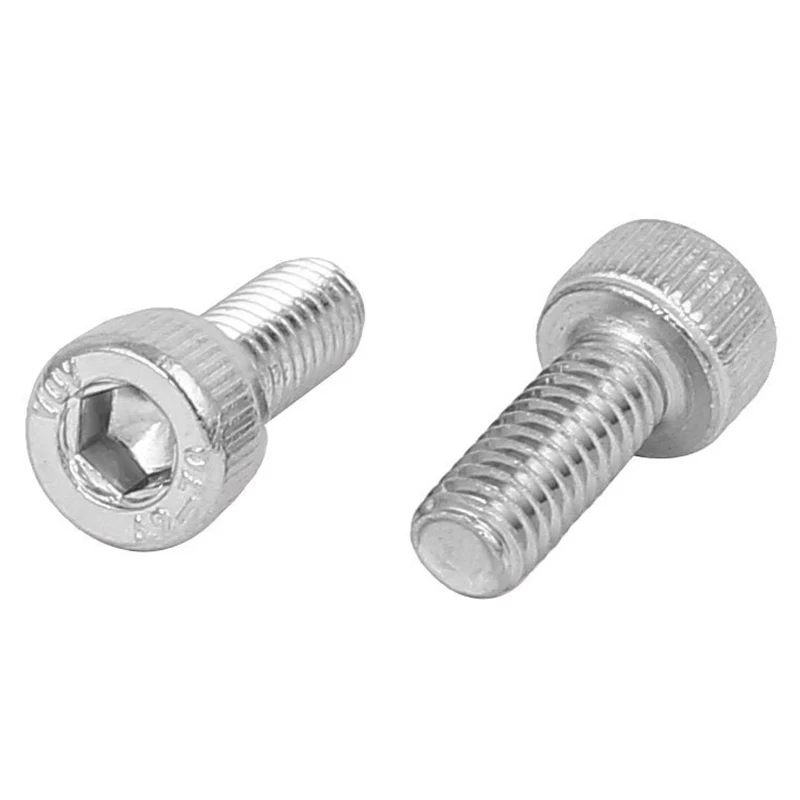 M4x10mm резьба 304 из нержавеющей стали с шестигранной головкой болт 120 шт. |