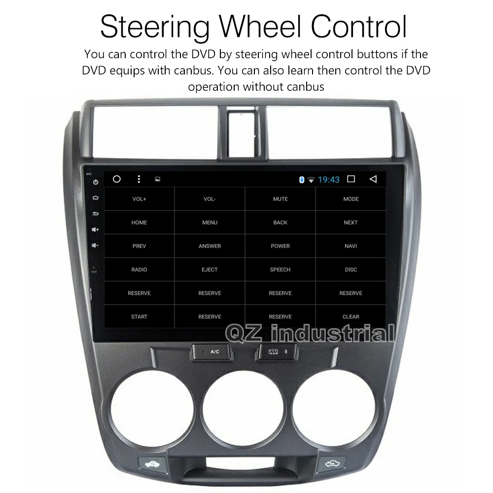 DVD плеер QZ 10 2 дюйма Android 8 1 T8 3G 4G GPS BT Wi Fi|Автомагнитолы| |