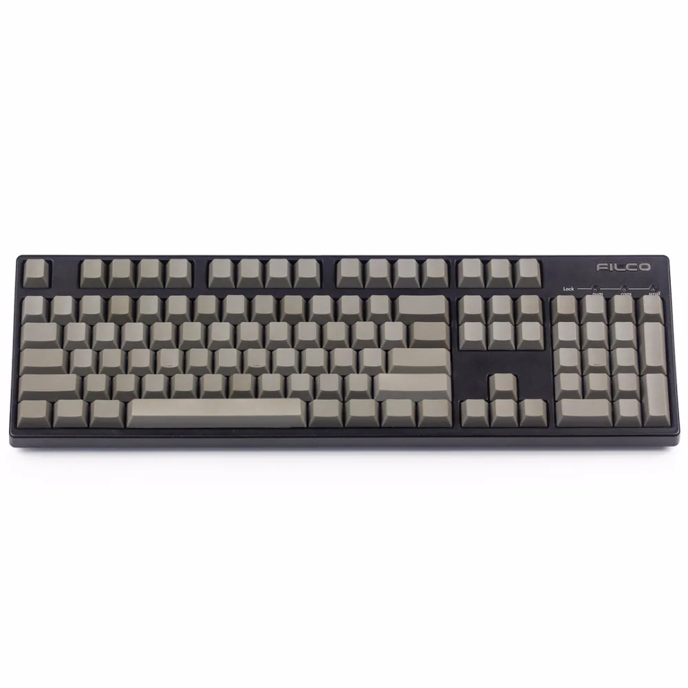 Enjoypbt брелки ISO ключи пустые pbt брелки 117 клавиши Вишневый профиль для cherry mx механическая клавиатура темно-черный cmyw