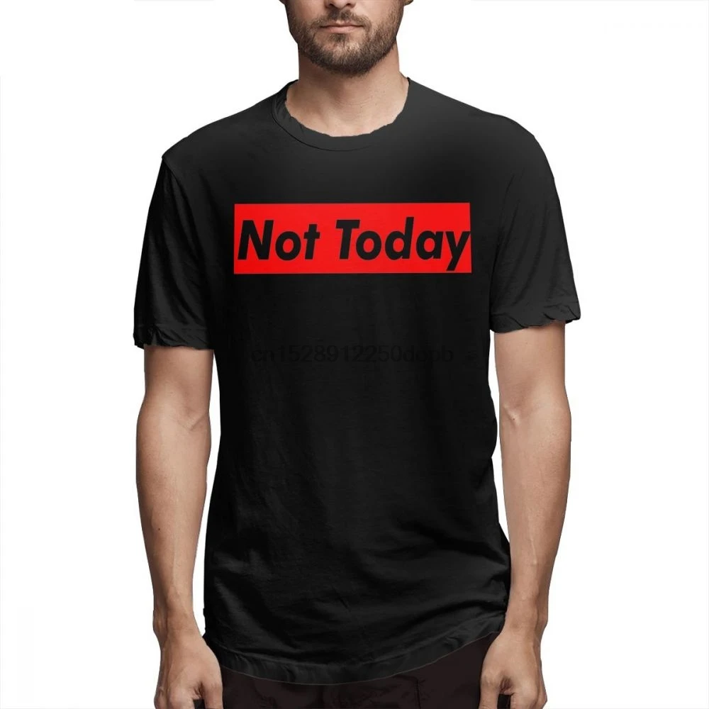Футболка с надписью Not today Aray stark футболка Игра престолов Новое поступление