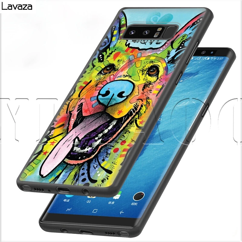 Lavaza Cute German Shepherd Dog Case for Samsung Galaxy S6 S7 Edge J6 S8 S9 S10 Plus A3 A5 A6 A7 A8 A9 Note 8 9 |