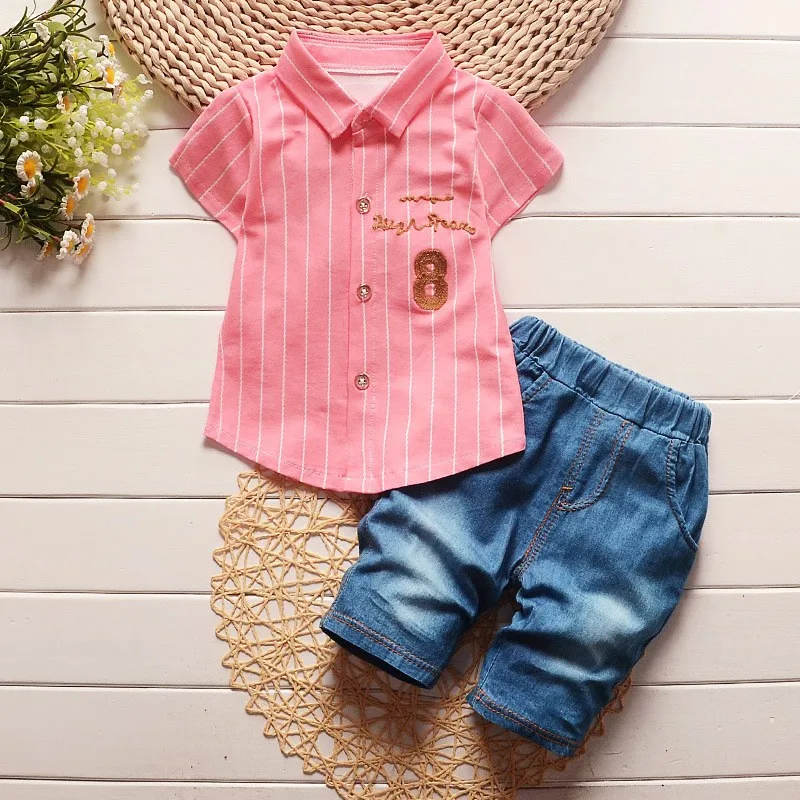 BibiCola Summer baby boys clothing set kids summer tracksuit children clothes sets toddler short | Детская одежда и обувь