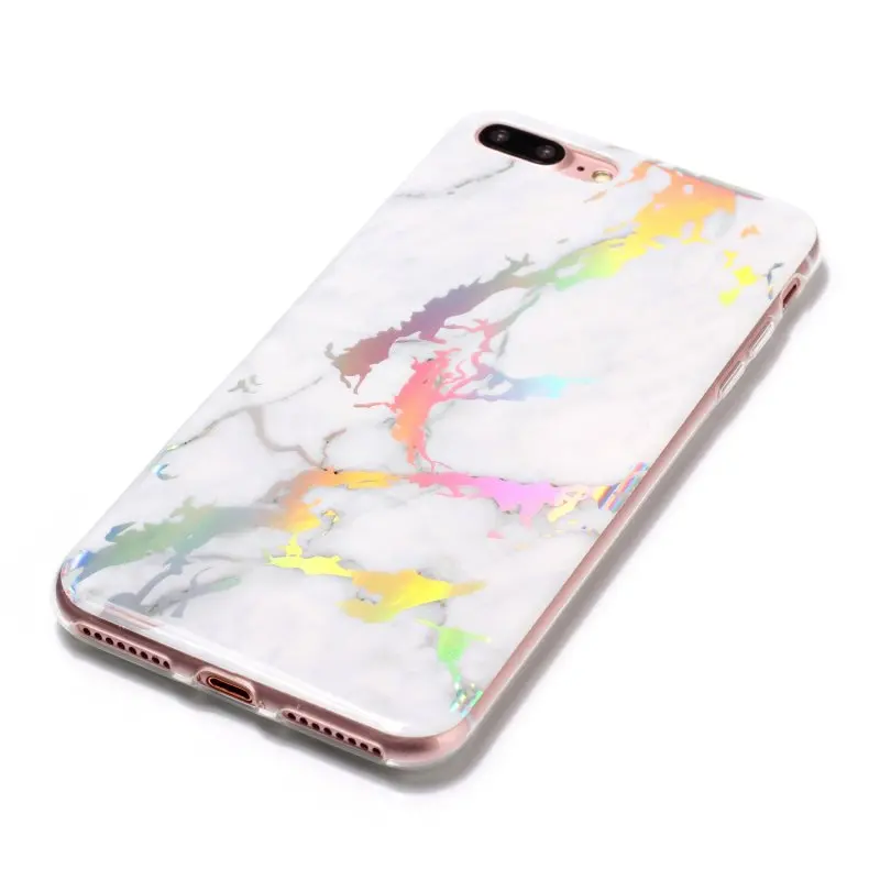Soft Case for iPhone 8 7 Phone Cases Coque Apple iPhon Plus 7Plus Back Cover Silicone Marble Granite Skin Gel Capinha Etui |
