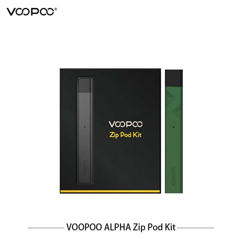 Voopoo Alpha Zip 250 мАч Pod Kit 12 Вт 1 0 мл картридж 8 Ом хлопок Core GENE ChipSuper светильник