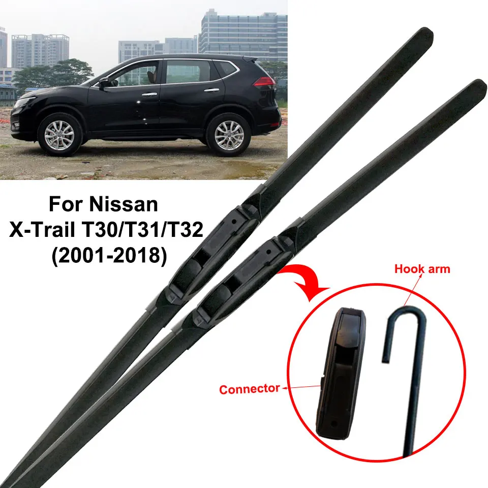DNGYGN для Nissan X trail T31 T30 T32 щетки стеклоочистителей автомобиля Авто Стеклоочистители