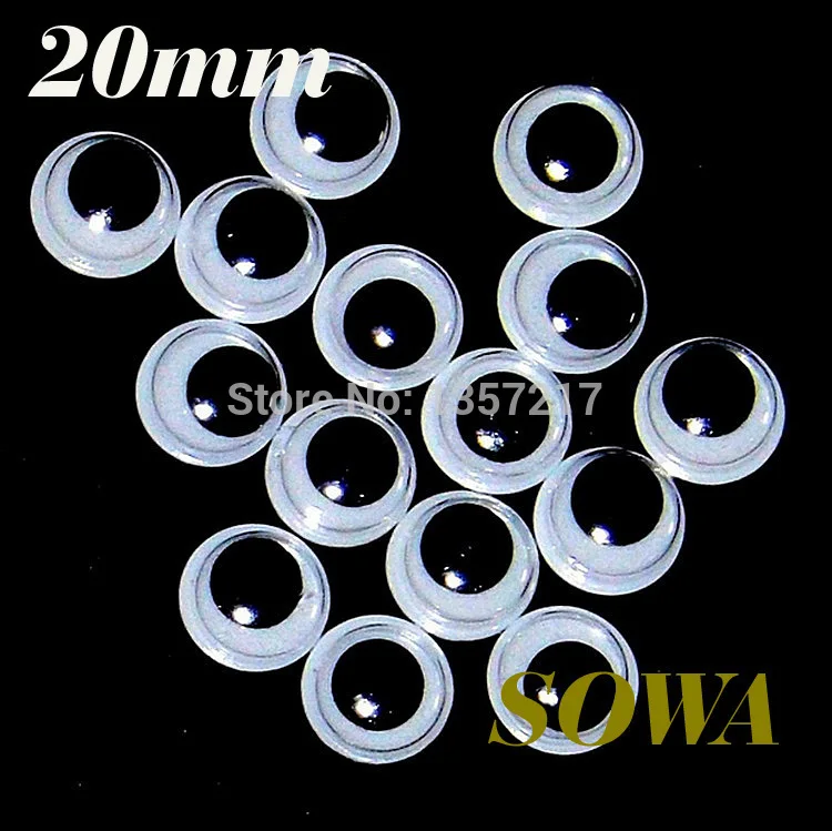 

Free Shipping fashion 20mm 300pcs/lot Black And White Oval Design Imitate Animal Eye Dolls Eye For Toy DIY