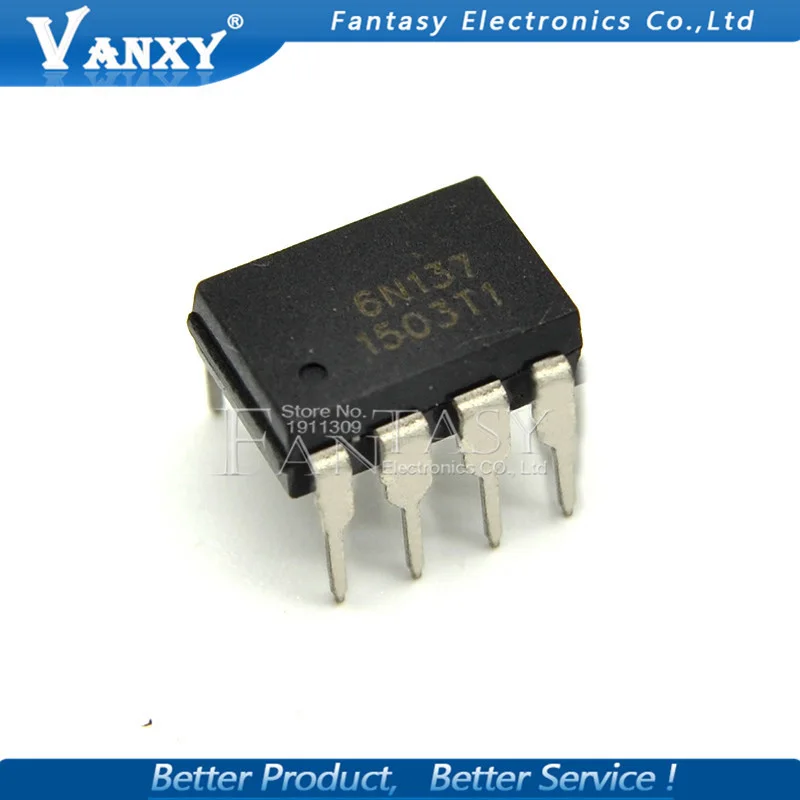10 шт. 6N137 DIP8 DIP-8 новый и оригинальный IC | Электронные компоненты принадлежности