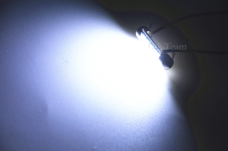 Универсальный 2 шт. 6 10 8 5050 SMD светодиодный 39 мм белый интерьер автомобиля