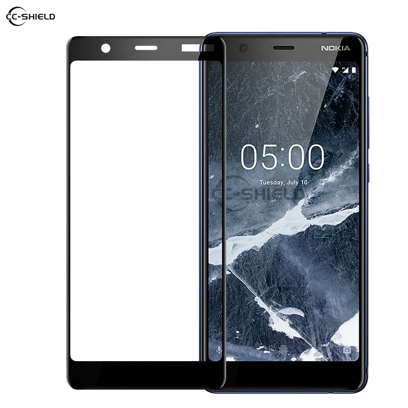 Полное покрытие стекло для Nokia 5 1 51 TA 1075 1061 Защитная пленка Nokia5.1 TA1075 1088 закаленное