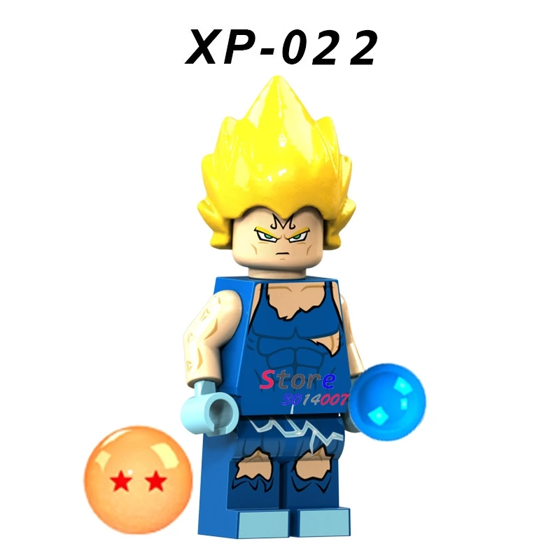 XP022 Единичные строительные блоки Dragon Ball Z Goku Vegeta Comics movie Коллекционная серия строительство Сейлор игрушечная Луна для детей - Цвет: XP022