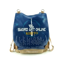 e mell sword art online fate zero natsumes book kumamon gintama multifunction single shoulder pu canvas bag backpack