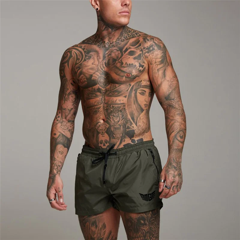 Новые летние шорты для бега мужские спортивные быстросохнущие спортзала