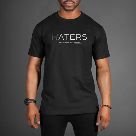 Jay-z HATERS cotton leisure T-shirt man tshirt euro size short sleeve O neck t-shirts wholesale crime xs-xxl | Мужская одежда