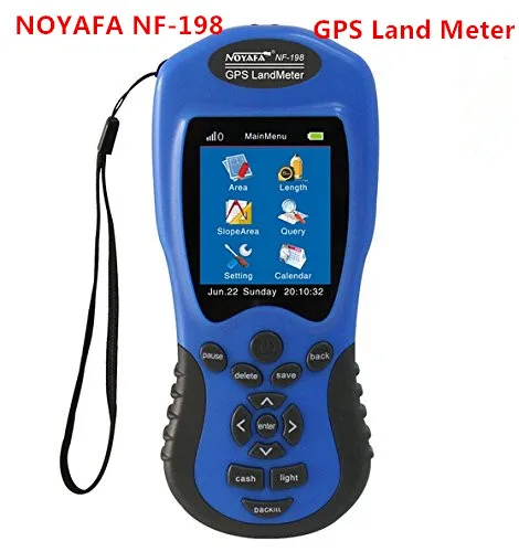 NF-198 GPS Land Meter LCD Display Measuring Value Slope Area measurement Vehicle testing mode Data export to PC | Инструменты