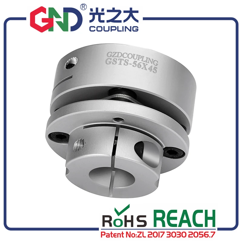 GND диафрагмы Гибкая Муфта Алюминиевый сплав один зажим для станка с ЧПУ полый