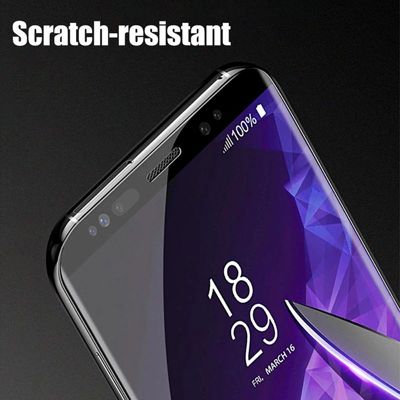 5D закаленное стекло для Samsung Galaxy A8 2018 полное покрытие Защита экрана A9 Star Lite A6 Plus A5 A7