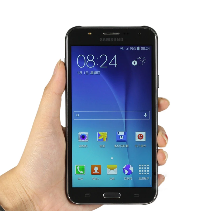 Восстановленное samsung Galaxy J7 J700F Dual Sim разблокирована сотовый телефон Octa core 1 5 ГБ