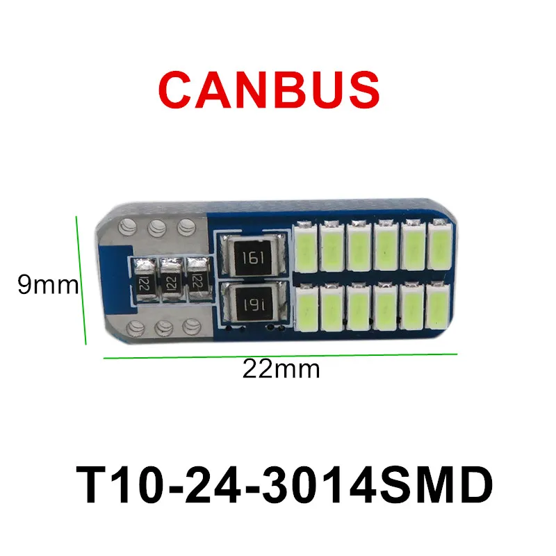 WLJH 6x Canbus автомобильный T10 светодиодный W5W интерьерный светильник для BMW E90 E91 E92 E87 E81