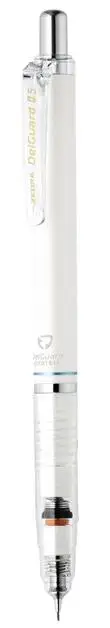White ZEBRA Delguard MA85 механический карандаш 0,5 мм Япония - Цвет: White