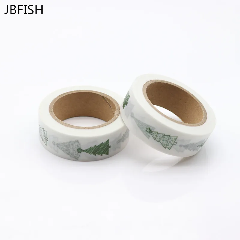 JBFISH Счастливого Рождества васи ленты Kawai DIY Скрапбукинг Маскировочная лента
