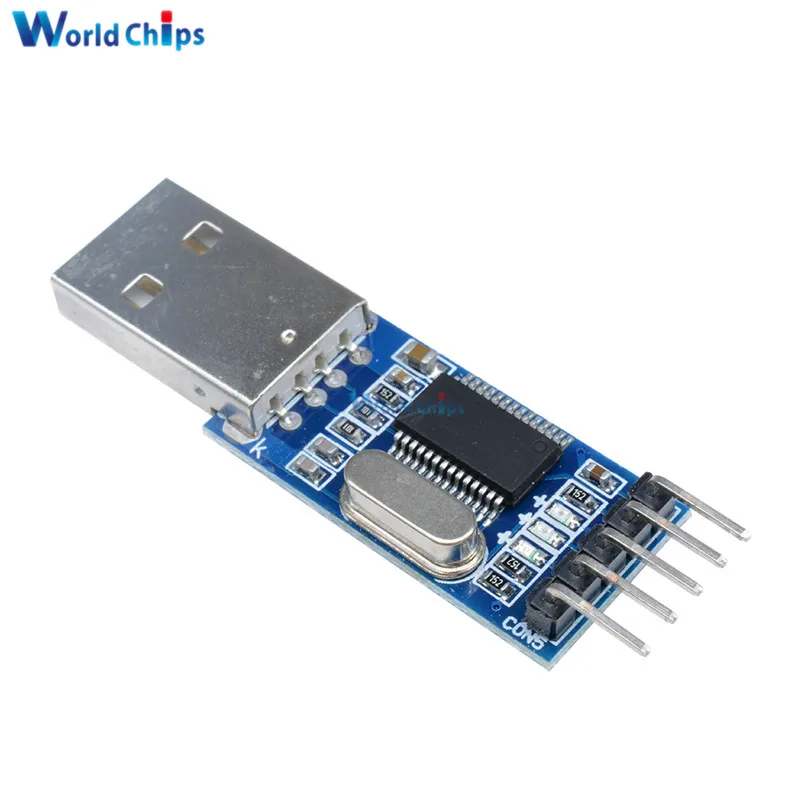 Модуль PL2303 USB в RS232 TTL PL2303HX скачать Линейный модуль на STC микроконтроллер