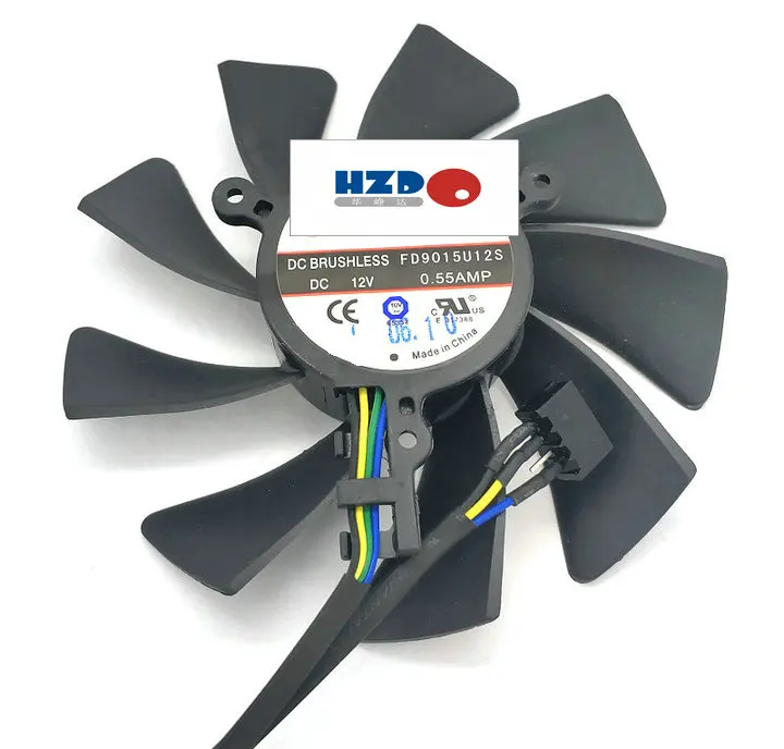 HZDO Бесплатная доставка Новый оригинальный HD7770 7750 R7 260X 2G FD9015U12S охлаждающий