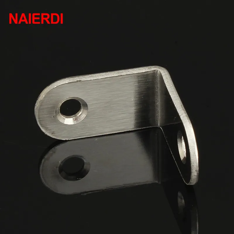Угловой Кронштейн NAIERDI из нержавеющей стали 2 шт. 30x30x16 мм|brackets braces|bracket supportfurniture