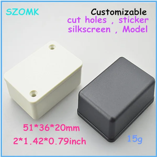 abs plastic electronics enclosure (20 pcs) 51*36*20mm szomk small control box electronic project case | Обустройство дома