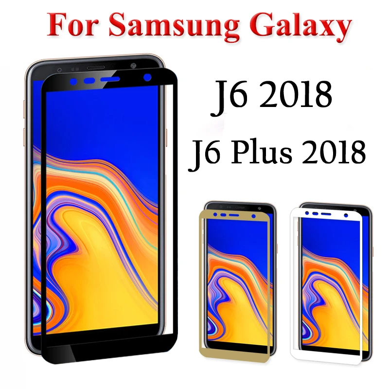 Закаленное стекло для samsung j6 plus Защитное экрана galaxy j62018 j6plus 6j 2018 j 6 пленка