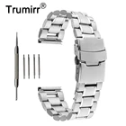 Ремешок для часов из нержавеющей стали, 1618202224 мм