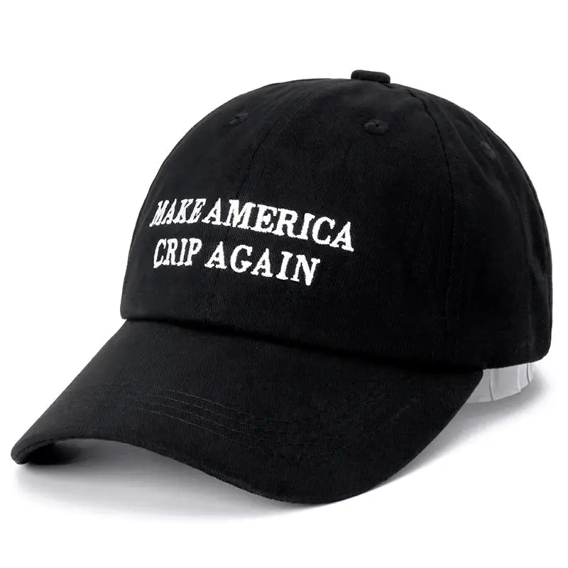 Высокое качество бренд письмо Сделать Америка CRIP снова Snapback кепки хлопок Бейсболка для мужчин женщин хип-хоп шляпа папы костяная Garros