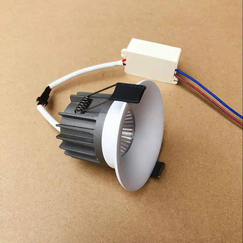 

Free Shipping warm white/cool white 7W COB LED Down Light LED Recessed light +LED Driver AC85-265V 30pcs/lot