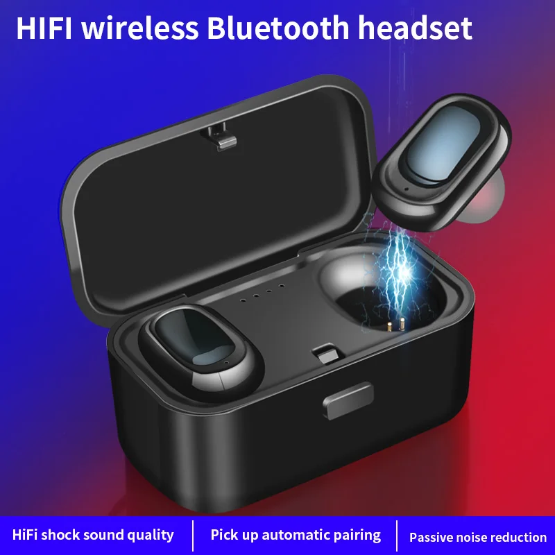 

Беспроводные наушники TWS L1 QS1 Mini Dual V4.2, Bluetooth наушники, 3D стерео звук, наушники-вкладыши с двойным микрофоном и зарядным футляром
